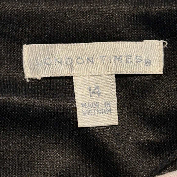 London Times - Multi Colored Midi Dress NWT SZ 14 - Picture 7 of 11